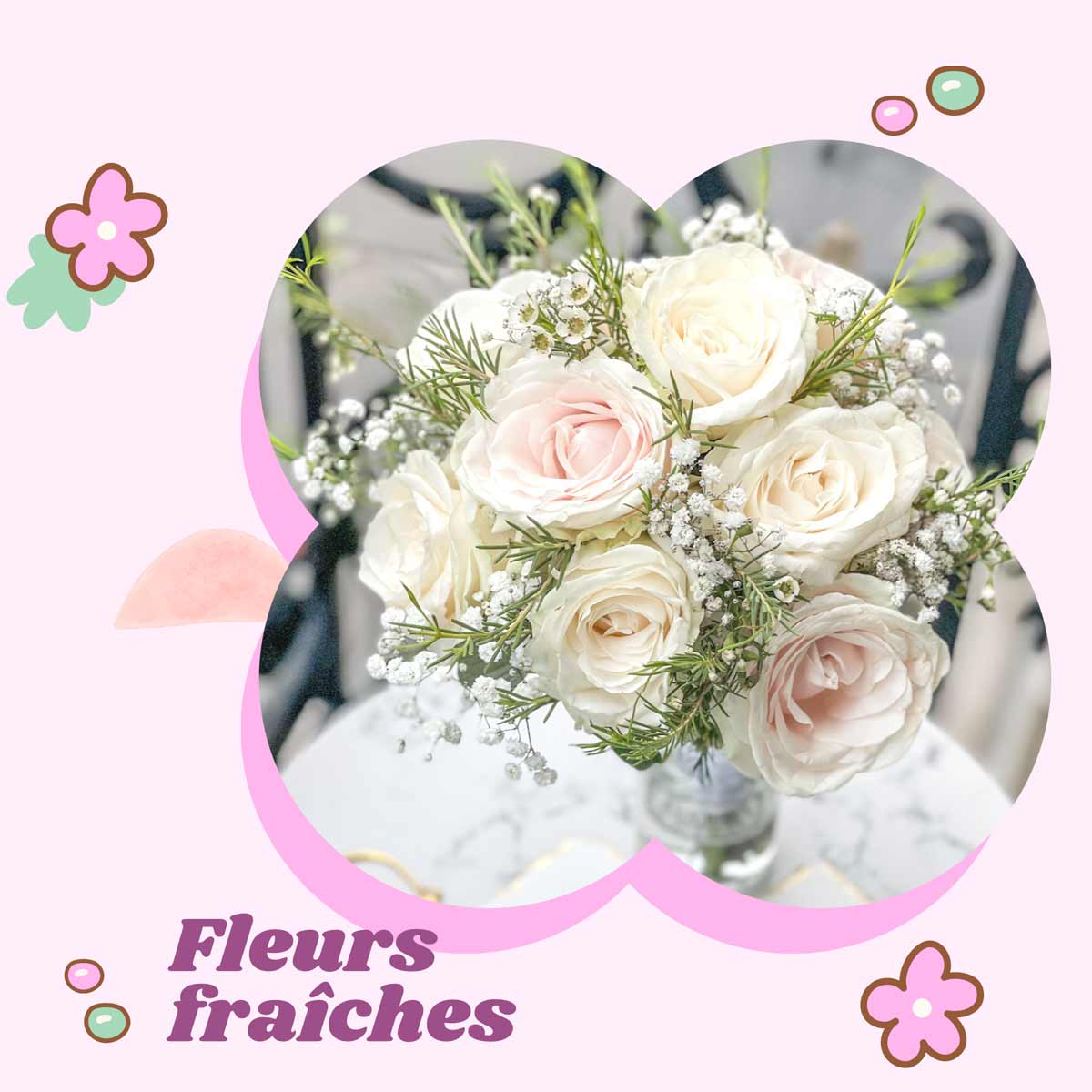 Bouquet de fleurs luvbox